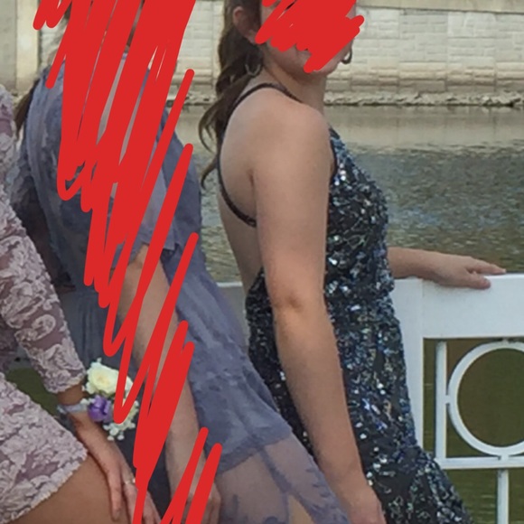 PRIMAVERA 4 HOMECOMING DRESS SHORT SEQUIN SPARKLY - Picture 7 of 8